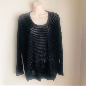 NWT! JLO Winter Palace Black Elegant Sweater Sz M